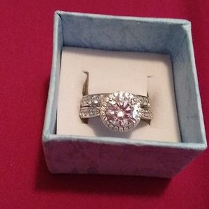 Sterling silver 2 pc ring set